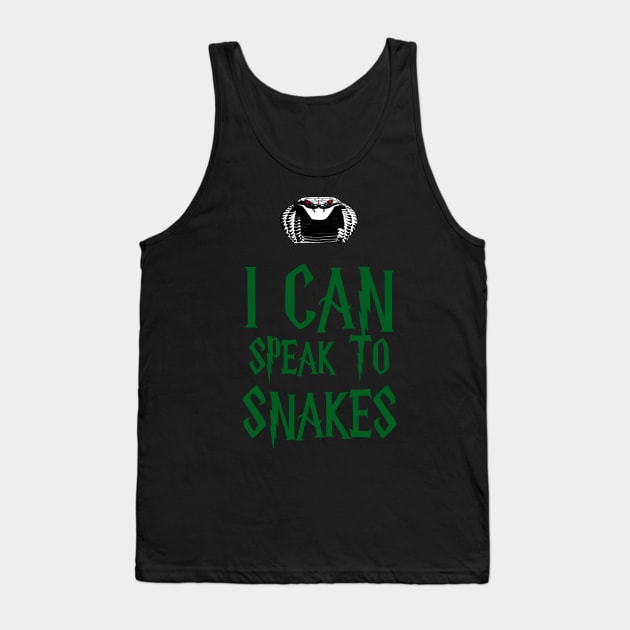 I Can To Speak To Snakes Tank Top by babydollchic